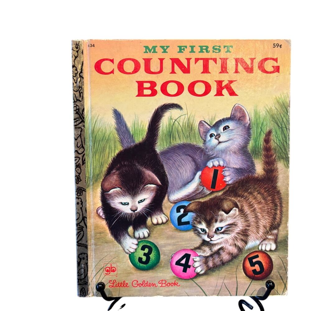 VTG 1978, 19th Print of My First Counting Book, Little Golden Book, by L. Moore